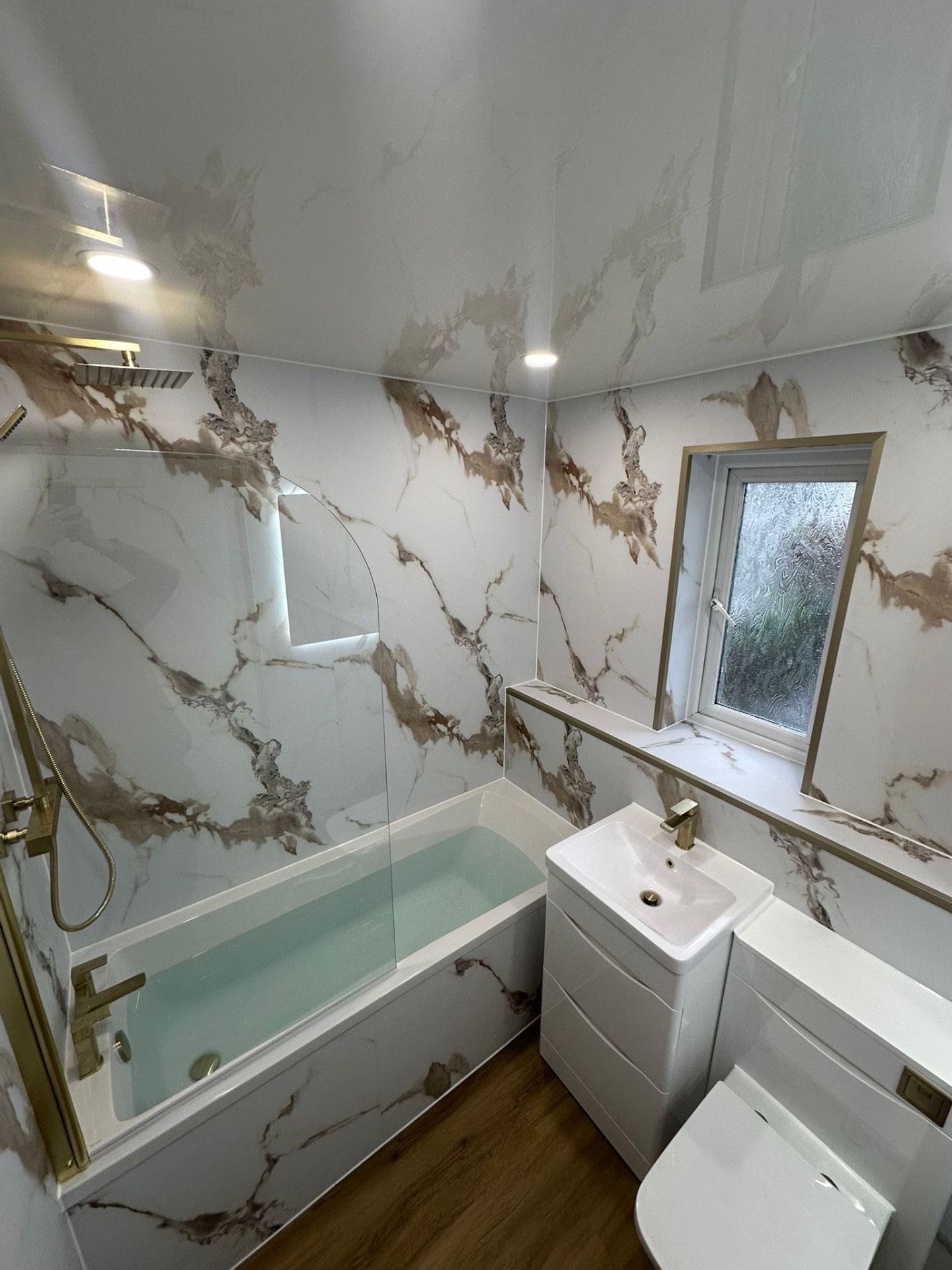 Completed UBS bathroom renovation, project 1