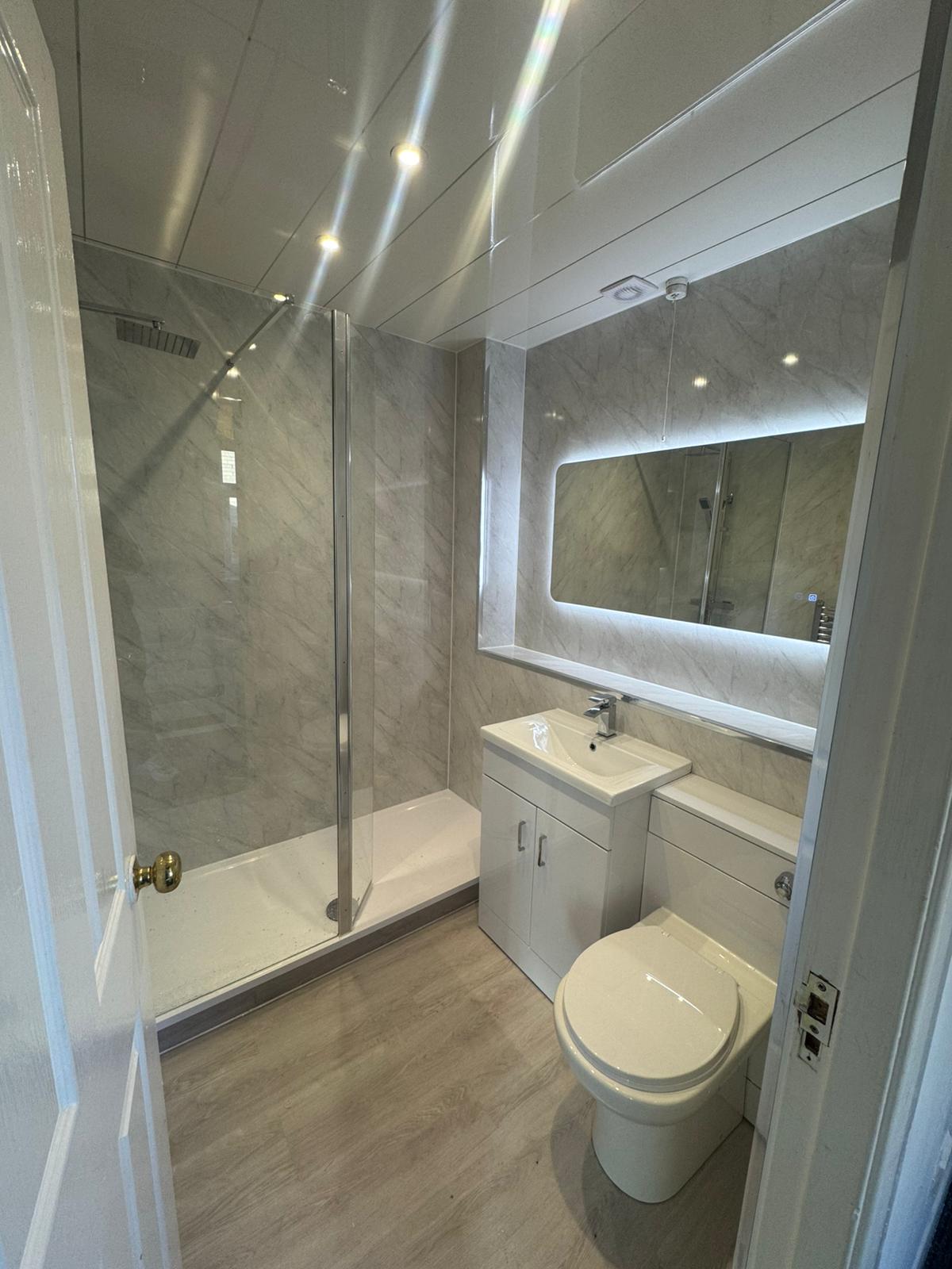 A bathroom supplied and installed by U Bathroom Solutions