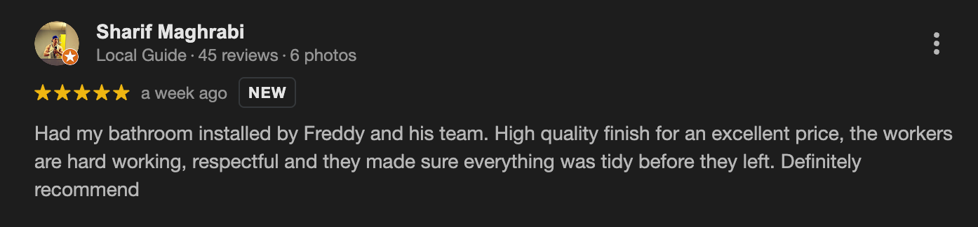 Original customer review screenshot 8